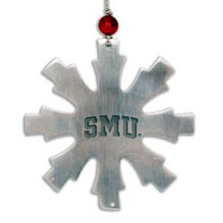 SMU Snowflake Ornament